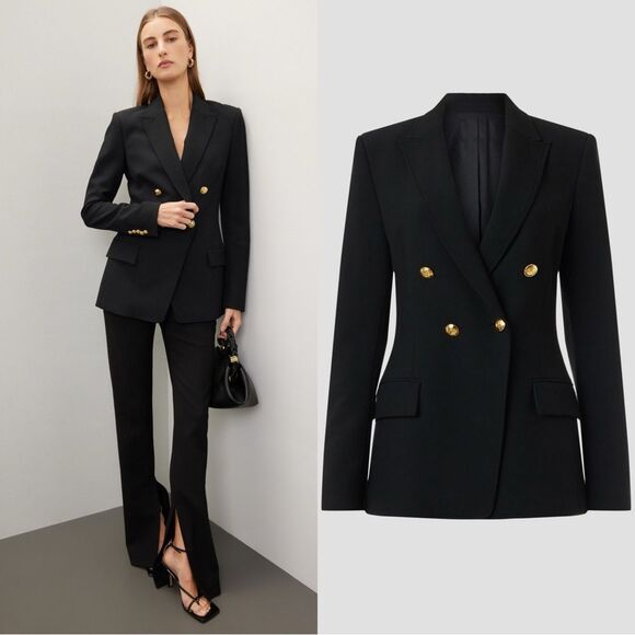 A.L.C. Sedgwick II Tailored Double-Breasted Jacket - Picture 1 of 13